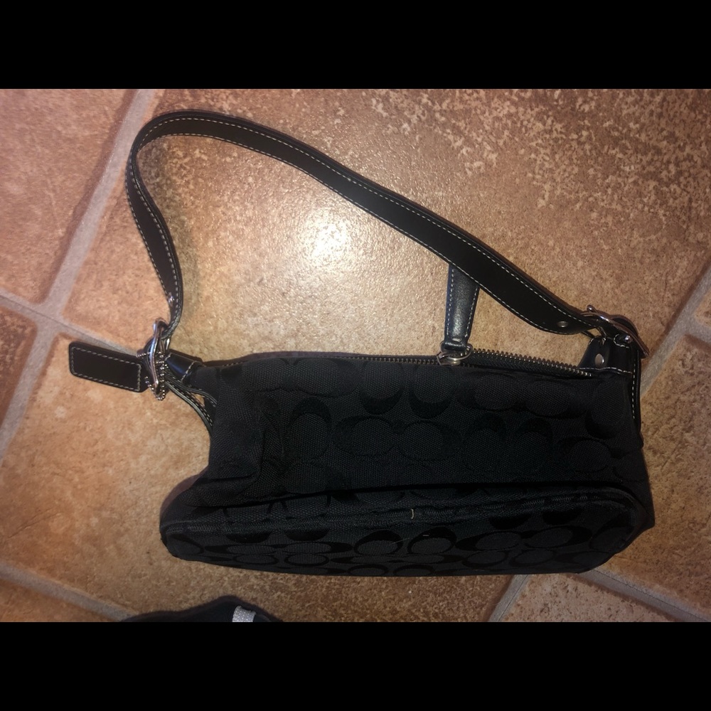 Black coach bag